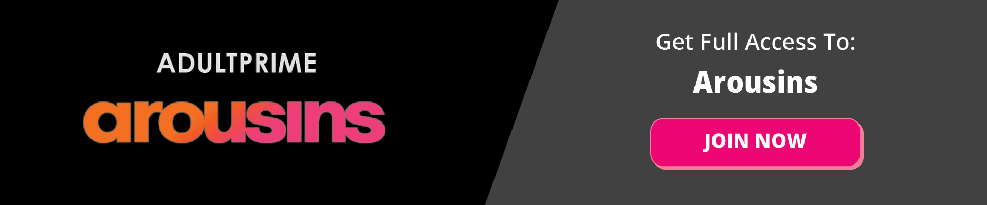Adult Prime, Arousins - Affiliate Banner - 1920x400